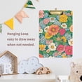 thumbnail image 4 of FORMRS Acrylic Clipboard with Low Profile Clip Standard A4 Letter Size, 12.5" x 9", Floral Pattern, 4 of 8
