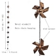 thumbnail image 6 of Long Decorative Metal Rain Chain With 8 Windmill Functional Replacement for Gutters Downspouts, Outdoor Garden Rainwater Collector, Easy Installation, Durable Artistic, Adds Curb Appeal to Your Home, 6 of 10