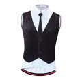 thumbnail image 1 of Camiseta de Ciclismo para Hombre Camisetas Sin Mangas Camiseta de Ciclismo Ropa para Bicicleta Absorbe La Humedad, Transpirable Y de Secado Rápido - Negro + blanco, XXL Sunnimix Chaleco de ciclismo sin mangas, 1 of 8