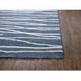 thumbnail image 2 of Gatney Rugs Vista Area Rug ID970A Navy Lines Jagged 9' x 12' Rectangle, 2 of 2