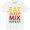 White, variant on Eat Sleep Mix Repeat Men's Funny Dj Producer Nightclub All Nighter Music T-Shirt