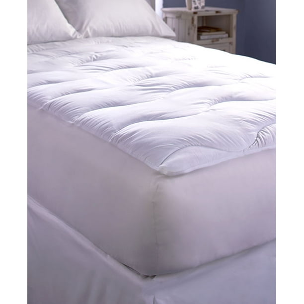 ExtraThick WaveQuilted Mattress PadQueen