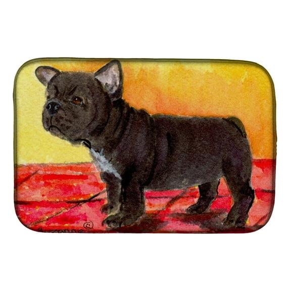 French Bulldog Dish Drying Mat