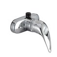 thumbnail image 1 of Dura Faucet Shower Control Valve DF-SA150-CP 1 Valve; Single Piece Wall Mount; Ball Valve; 4 Inch Center Distance; 2 Hole Application; Single Lever Handle; Chrome Plated; Plastic, 1 of 5