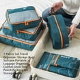 thumbnail image 4 of Decodeary 7 Pieces Travel Storage Bag Packing Organizer Waterproof Holder Cosmetics, 4 of 6
