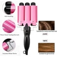 thumbnail image 2 of 3  Barrel Curling Iron Wand 32mm Hair Waver Temperature Adjustable Ceramic Big Waves Hair Crimper (1.25''), 2 of 5