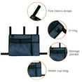 thumbnail image 3 of Sac de Marche avec Porte-Gobelet Sac de Rangement Grande Capacité Sac de Rangement pour Fauteuil Roulant Sac de Rangement Pliant pour Déambulateur Rollator Bleu, 3 of 8