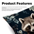 thumbnail image 2 of Raccoon Elegant Velvet Throw Pillow Covers and Inserts - Set of 2, Available in 16x16, 18x18, 20x20 Inches for Home Decor, Unique Patterns for Sofa, 2 of 6