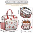 thumbnail image 5 of Pioneer Flower Floral Print Pattern Womens Lunch Box for Work,Insulated Large Lunch Bag for Tween and Teen,Loncheras Para Mujer,Leakproof Adult Lunch Bag for Work,Beach,Travel,Picnic,Camping, 5 of 7