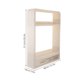 thumbnail image 3 of Especiero de pared para cocina: Estante colgante para condimentos sin taladros - Organizador de cocina para especias y condimentos con gancho y cajón, 3 of 6