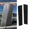 thumbnail image 5 of PIT66 Pillar Post Door Trim Cover Fit for 2014-2020 Chevy Impala Glossy Black 6PCS, 5 of 7
