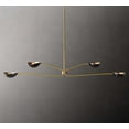 thumbnail image 3 of Four-Arm Bras Sputnik Chandelier Light Fixture Mid Century Brass Chandelier, 3 of 5
