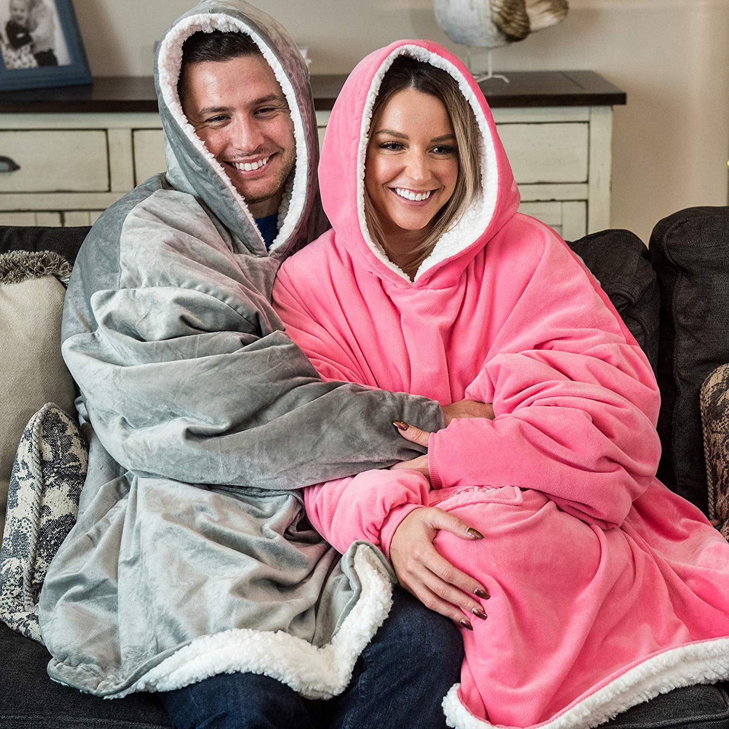 Cozy Sherpa Blanket Sweatshirt 