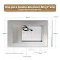 thumbnail image 6 of 40 in. W x 24 in. H Frameless Rectangular Anti-Fog LED Light Bathroom Vanity, 6 of 6