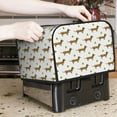 thumbnail image 7 of Balery Dachshund Going To Play Tennis Pattern Oven Cover Kitchen Bread Machine Protector, 4 Slice Toaster Cover for Home, Anti Dust Fingerprint Coaster Cover, 7 of 7