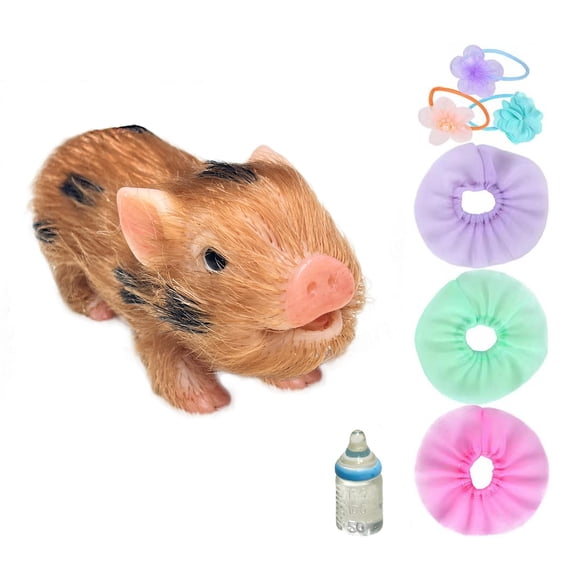 Mini Pig Dolls OtardDolls, realista, de silicona completa, 13 cm, con Acc