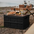 thumbnail image 6 of Chmadoxn Folding Storage Box, Multifunctional Storage Case Outdoor Camping Organizer Car Food Storage Box Home Clothes Storage Bag Large Thicken Removable Portable Storage Box with Wooden Panel, 6 of 6
