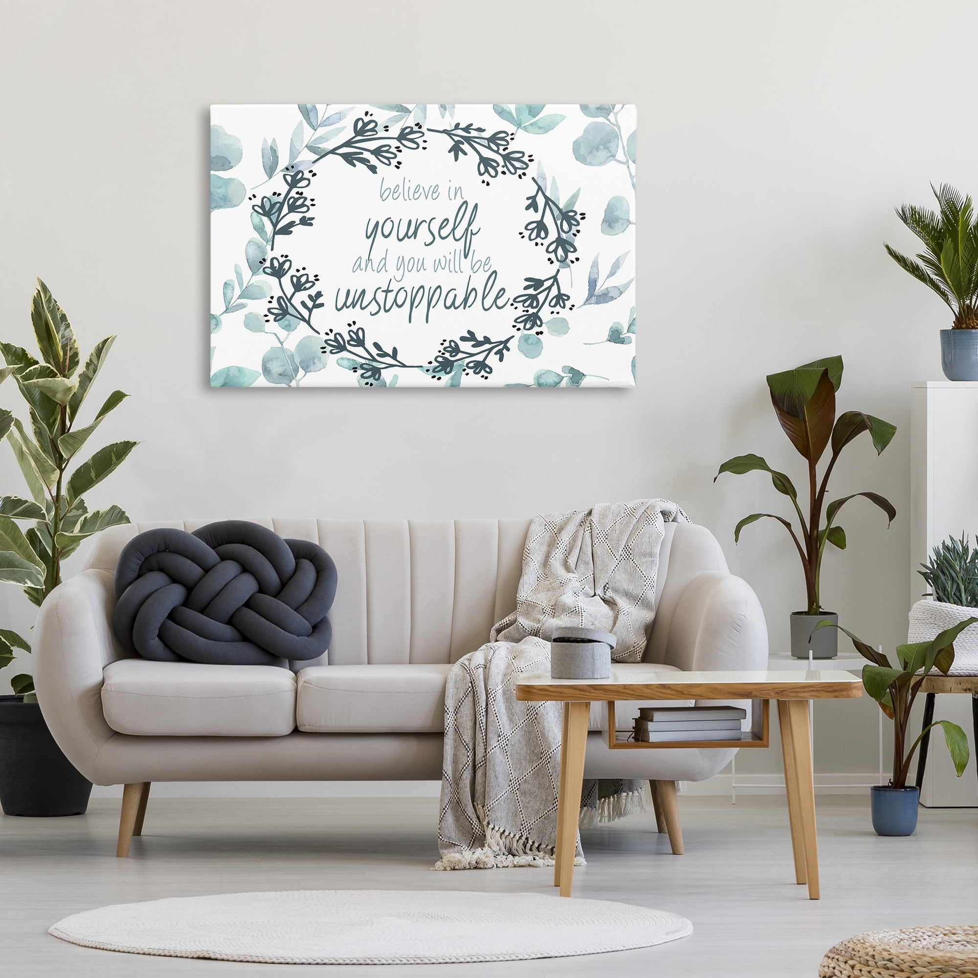 Stupell Industries You Will Be Unstoppable Canvas Wall Art, design by Kim Allen