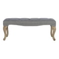 thumbnail image 3 of Linon Loire Cabriolet Washed Bench, 17.7 inch Seat Height, Multiple Colors, 3 of 7