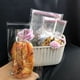 thumbnail image 5 of Bolsas de celofán autoselladas, 200 unidades de bolsas transparentes para galletas, bolsa de celofán resellable para galletas, regalos, productos, dulces, 5 of 6