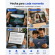 thumbnail image 5 of Tableta Hyundai HYTab Plus 10LB4 10.1” 4G LTE 6GB RAM 128GB Android 15 WiFi AC 6000 mAh Gris Espacial con Stylus y Audífonos, 5 of 5