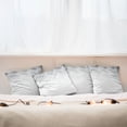 thumbnail image 3 of Ambesonne Geometric Throw Pillow Cover 4 Pack, Blur Square Shapes, 20", White, 3 of 6
