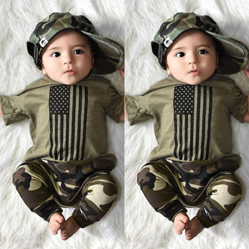 Baby boy camo joggers 2025