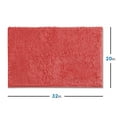 thumbnail image 2 of Nestl Bathroom Rugs, Machine Washable Bath Mats For bathroom Floor Rugs, Nonslip Backing Rubber Bath Rug, Rose, 2 of 6