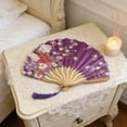 thumbnail image 6 of Wzzjkit Folding Hand Fan With Colorful Classical Style Folding Fan for Party Dancing Wedding and Home Decoration, 6 of 6