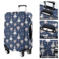 thumbnail image 5 of Dark Blue Ballerina Flower Pattern Luggage Cover Fashion Suitcase Cover Baggage Covers Fit 25-28 Inch Luggage (Go Travel), 5 of 5