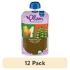 (12 pack) Plum Organics® Stage 2 Organic Baby Food Pear + Pea with Spinach 4oz Pouch