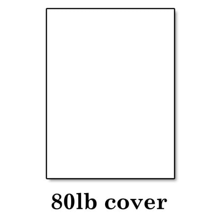 White Cardstock Thick Paper - 8 1/2 x 11