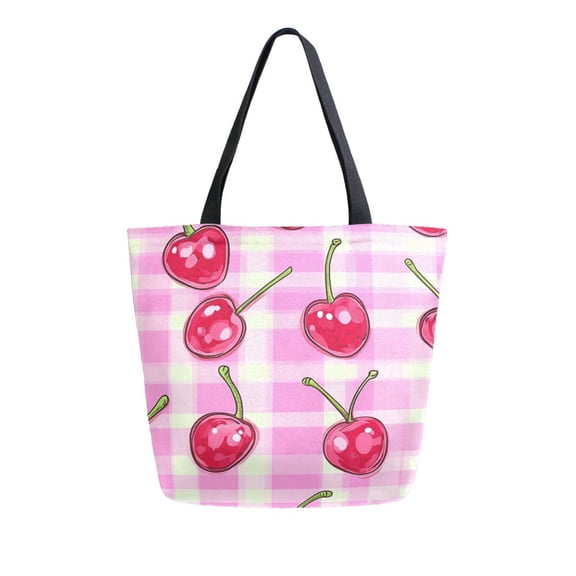 DIXRUYEE Tote Bag Women Weekender Travel Bag Shoulder Handbag Cherry Bliss Printed