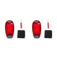 thumbnail image 3 of relayinert Waterproof LED Warning Light Portable Warning Light Multifunctional Night Cycling Lamp ABS Bike Taillight Red 2Set, 3 of 6