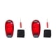 thumbnail image 4 of Soidarity Luz de advertencia Casco de ciclismo nocturno Luz LED Luz trasera para bicicleta modos Lámpara de alerta impermeable, rojo Rojo 2piezas, 4 of 6