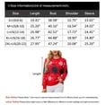 thumbnail image 3 of Womens Sweaters Crew Neck Pullover Festive Ugly Christmas Sweaters Tree for Womens Cozy Knit with Colorful Christmas Pattern Design, 3 of 7