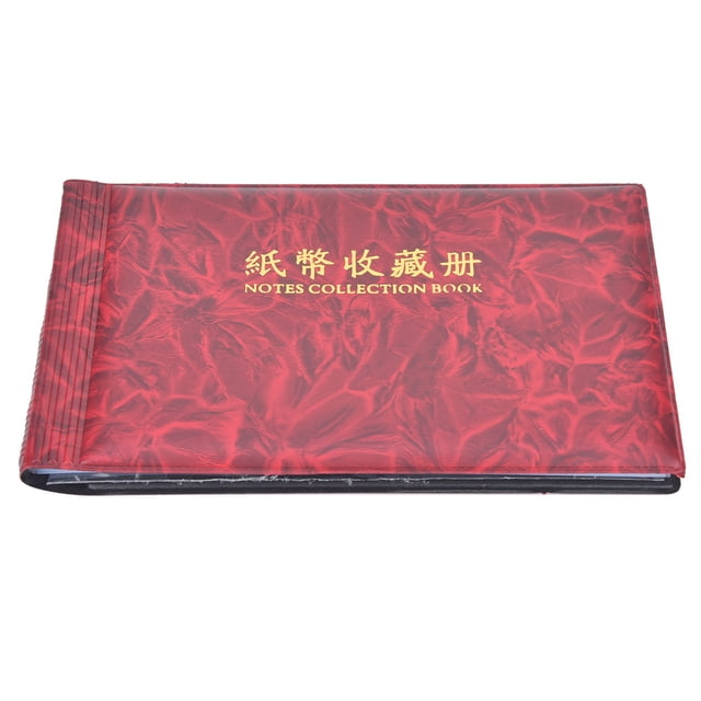 Livre de Collection de Billets, 30 Pages, Porte-Argent en Papier, Multifonctionnel