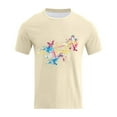 thumbnail image 5 of Xdzjlr T-Shirts pour Hommes Imprimé Instrument Unique Col Rond Usage Quotidien Chemise Polyvalente de Loisirs pour Hommes,TTTG, 5 of 5