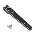 thumbnail image 1 of HILABEE 25T Servo Arm Extended Metal Servo Arm Spare Parts Upgrade Sturdy Remote Control Black 2 inch, 1 of 9