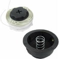thumbnail image 4 of Cabezal de desbrozadora de hilo de plástico resistente compatible con Stihl, desmalezadora de alimentación automática con función de carga fácil para cortar césped alrededor de árboles y arbustos, 4 of 5
