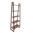 thumbnail image 1 of CASA FERRO Librero moderno de acero y superficies de MDF tipo nogal - Acero Negro, MDF color Nogal CASA FERRO Industrial, 1 of 6