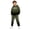 0##Army Green539, variant on Kiijoy Boys Casual Athletic Tracksuit California Print Hoodie Joggers Outfits, Size 2-14