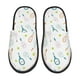 thumbnail image 1 of Balery Cute Tennis Rackets Pantuflas de Casa de Felpa Silenciosas con Diseño Estampado, Zapatillas Cómodas Antideslizantes de Algodón para Interior-Medium, 1 of 8