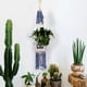 thumbnail image 3 of Artesanía tejida maceta maceta suspensión cuerda hogar jardín decoración, 3 of 9