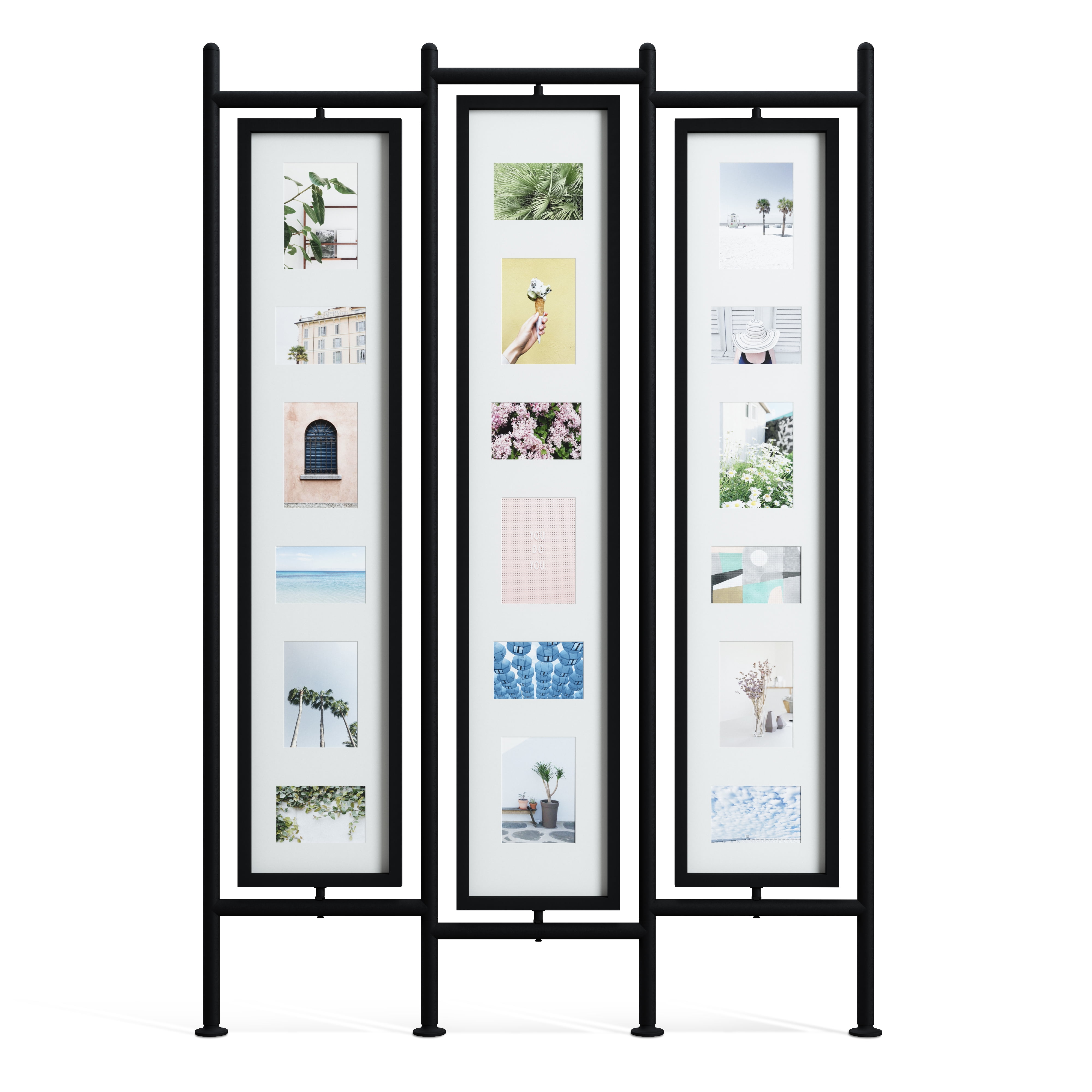 Pano Photo Display Room Divider Black