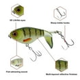 thumbnail image 2 of 3PCS Bass Whoper Plopper Lures, Plopping with Floating Rotating Tail, Bass Fishing with Barb Treble Hooks, 2 of 5