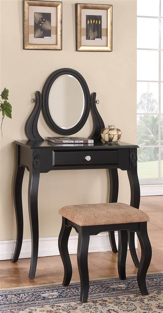Tri Folding Mirror White Wood Vanity Set Makeup Bathroom Table Tri Folding Mirror White Wood Vanity Set Makeup Bathroom Table Dresser 4 Drawers Stool Com