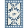 thumbnail image 2 of SAFAVIEH Chelsea HK55D Hand-hooked Ivory / Blue Rug, 2 of 9
