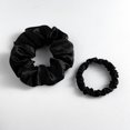 thumbnail image 4 of RAGUPEL 12Pcs Scrunchies,Satin Fabric Glossy and Smooth Hair Accessories for Women,Hair Scrunchies for Women's Hair,Black,Style6, 4 of 4