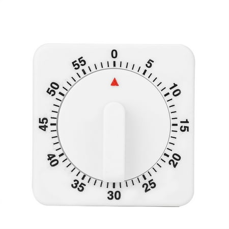 Lux 60 Minute Timer - Portable 60 Minutes Count Down Mechanical Timer Baking Kitchen Cooking Tool Food Preparation, Cooking Timer, Kitchen Mechanical Timer